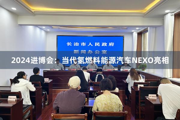 2024进博会：当代氢燃料能源汽车NEXO亮相